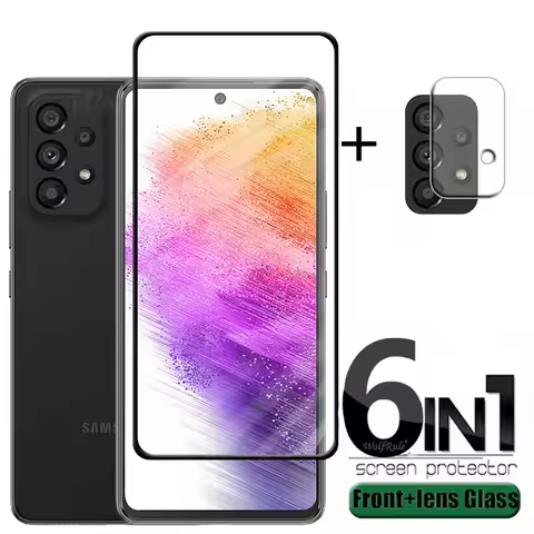 Full Cover Glass For Samsung Galaxy A73 Glass For Samsung A73 Tempered Glass Screen Protector For Sa
