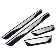 Car Welcome Pedal Guard Trim Stainless Steel Door Sill Scuff Plate Accessories For Mazda 3 AXELA 2014-2018