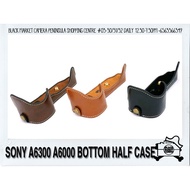 [BMC] SONY A6000 A6300 Mirrorless Brown Black Half Case Leather Pouch