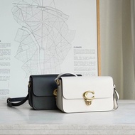 C c0achSTUDIO Shoulder Crossbody Full Leather Color Mouth Cover 100% All Genuine Materials