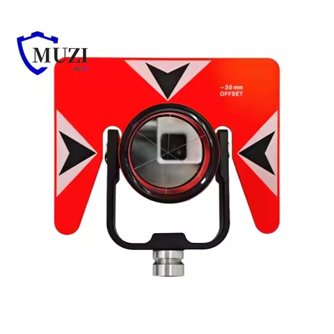 AK18 Red Single Reflective Prism, Surveying Reflector Prism for Nikon for Topcon Trimble for South T