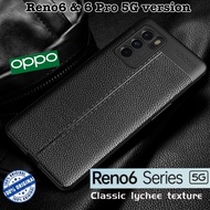 Soft Case Oppo Reno6 5G Classic Texture casing cover Reno 6 Pro Series
