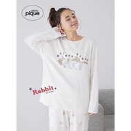 Little Rabbit Grocery Shop Japan Gelato pique Good Night Kitty Printed Pure Cotton Home Pajamas (Cou