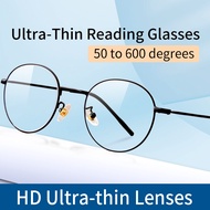 Ultra-Thin Lightweight Reading Glasses Men,Blue Light Blocking, Presbyopic glasses, Diopters +0.5 To