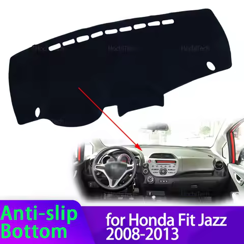 For Honda Fit Jazz 2008-2013 GE6 GE7 GE8 GE9 High Quality Dashboard Mat Dashmat Cover Pad Sunshade C