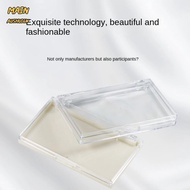 MAINAUSHUI6W Eyelash Storage Box,  Plastic False Lashes Show Box, Square Shape Storage Box