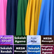 Kain Baju Uniform Sekolah Peach Koshibo Bidang 45 Kain Baju Sekolah Kain Koshibo 45" Kain Peach Kosh