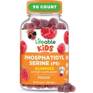 Lifeable Phosphatidylserine (ps100) Kids | 100mg Kids Focus Gummies | Great Tasting Phosphatidylseri