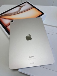 APPLE iPad Air 11.0吋 WiFi 128GB M2 2024 星光色 二手接近新品🌈2024/011神腦原廠購入 保固中 送保護殼‼️❤️