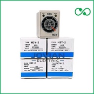 Timer 8Pin H3Y-2 H3Y 2 220V Ac 5 Seconds 10 Seconds 30 Seconds 60 Seconds Original