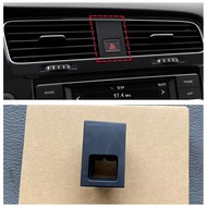 1pc for VW Golf 7 7.5 center console air outlet double flashing light button accessories Emergency l
