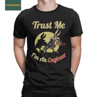Trust Me Im An Engineer T Shirt for Men Cotton Novelty T-Shirts Round Neck Tee Shirt Short Sleeve To