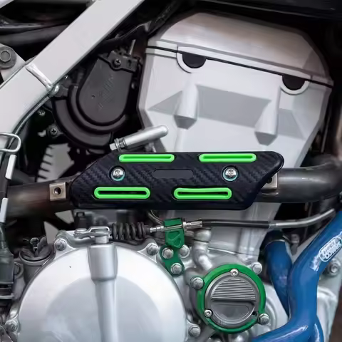 General 4-Stroke Exhaust Pipe Anti Scald Cover Scattered Heat Insulation Cover for Off-road Motorcyc