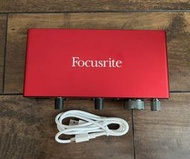 九成新 Focusrite Scarlett 2i2 Gen3 三代 錄音介面 (賣3900)