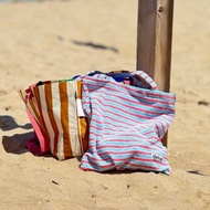 summer Eco Stripe Terry Bag