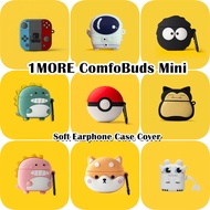 【Discount】For 1MORE ComfoBuds Mini Case Anti-fall Cartoon Soft Silicone Earphone Case Casing NO.1