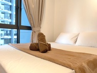 Pangsapuri studio  m² dengan 1 bilik mandi peribadi di Kepayan (K Avenue Comfort Suite 4 Pax (5 mins