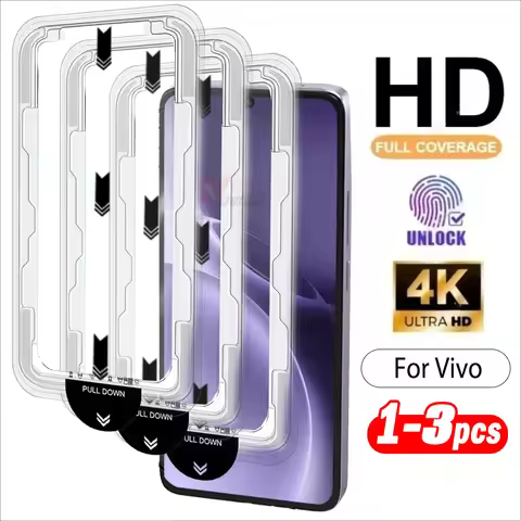 1-3pcs Easy Installation Dust-Free Tempered Glass Vivo X300 Ultra X200 FE X200s X100s S50 S30 Pro mi