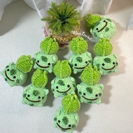 GANTUNGAN [Mari.Crochet] Bulbasaur Ditto Mochi Amigurumi Handmade Bag Charm | Keychain | Bag hanger