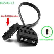 MXWANXI Fan Controller Adapter Cable Plug In The Fan Interface 6pin/ 4pin 5V 3pin Controller 6pin/ 4pin Converter With Adapter Pin Fan 3pin Fan Cable