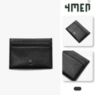 4MEN Mini Grain Leather Wallet with Horizontal Card Holder BV062 Neat Regular Form
