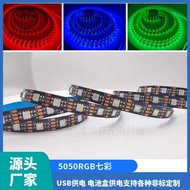 R RGB Light Strip 5v USB Battery Box Light Strip APP Control TV Background Light Strip Bluetooth Sma