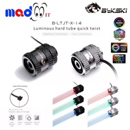Bykski RGB 5V ARGB G1/4" Fitting For 14mm Rigid Pipe water Cooling CPU