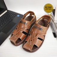 Bee Prince Sandal Sepatu Pria Tali Kulit Sapi Murah