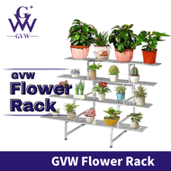 GVW Rak Bunga Bertingkat Rak Pasu Bunga Outdoor Stainless Steel Flower Rack Pots & Planters Rak Poko