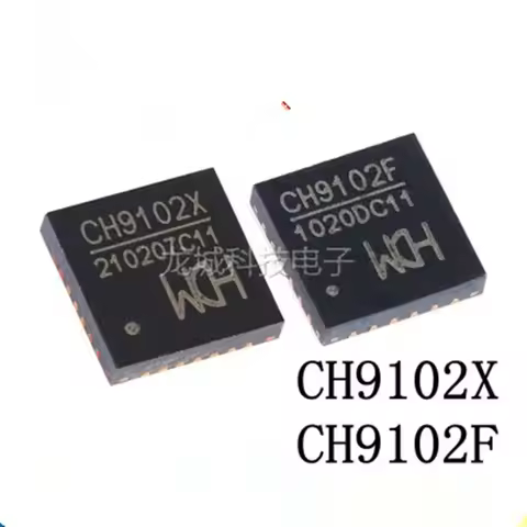 10/batch USB serial port chip, CH9102X, CH9102, QFN28/CH9102F, CH9102, QFN24,