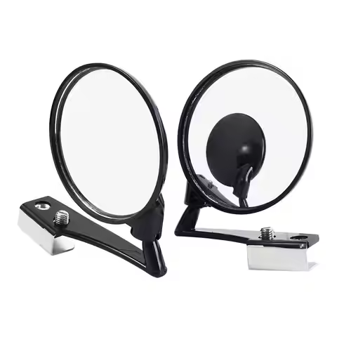 ABS Car Front Wheel Blind Zone Mirror 360 Degree Adjustable 360 Degree Rotation Rearview Mirror Wide