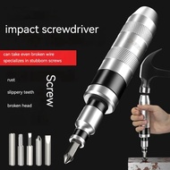 7pcs Impact Screwdriver Screw Extractor Reversible Impact Driver Shock Screw Driver durable removal 