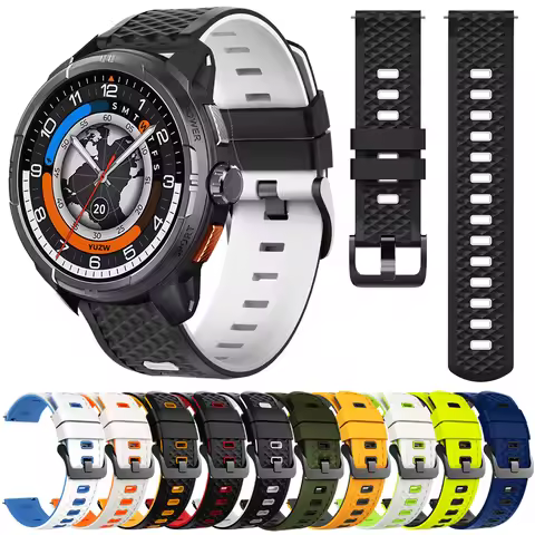 22mm Watch Strap for HAYLOU Solar Ultra Smartwatch Bracelet for Haylou Watch 4 4S GPS/LS02 Pro/R8/S6