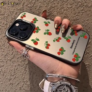 For Samsung Galaxy S25 Plus Ultra S25+ M55 M35 M15 F55 F15 Phone Case Cute Red Strawberry Fruit Lase