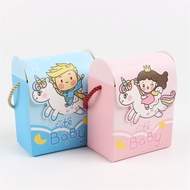 10 x 6 x 12cm Door Gift with String, Baby Birthday Gift Box, Baby Full Moon Gift Box