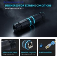 Buildvictories11   IP67 Waterproof RJ45 Connector CAT6/CAT6A/CAT7 Ethernet Adapter for Outdoor LAN C