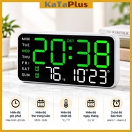 Electronic Clock 6659 LED Screen Displays Time Temperature,...Simple Arrangement Installation