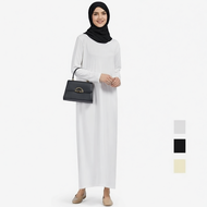 【READY STOCK】Inner Baju Labuh-Inner Jubah-Baju Inner Panjang-Inner Dress Long Sleeve-Innerwear-Soft 