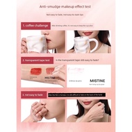 | 【elyss lipmatte】 | ✤Mistine Mistine Milk Coffee Lipstick Lip Glaze Female Water Gloss Mirror Nude 