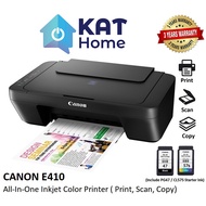 CANON PIXMA E410 INK EFFICIENT 3 IN 1 INKJET MULTIFUNCTION COLOUR PRINTER, PRINT SCAN COPY (3 IN 1) 