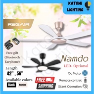 Regair Inovo Namdo 56 Ceiling Fan 56"/42” LED Ceiling Fan Remote Control DC Motor / Kipas Siling 56"/42” LED Remote