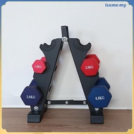 [LsxmzMY] Dumbbell Rack, 3-tier Dumbbell Rack, Compact Dumbbell Holder, Space-saving Steel Dumbbell 