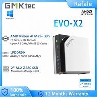 GMKtec EVO-X2 /EVO-X1 Pro AI Mini PC AMD Ryzen Al Max+ 395/AI 9 HX 470 LPDDR5X Windows USB4 Oculink/