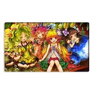 New Mlikemat Playmat Traptrix Nepenthes TCG CCG OCG Trading Card Game Mat with Zones + Free Bag (ZD0