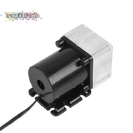 TRACYILLOIAN Water Cooling Pump, G1/4 Thread 12V DC CPU Water Pump, Durable 500L/H Noiseless Compact
