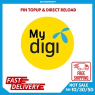 🔥 Ready Stock 🔥 Topup Digi Pin dan Direct Reload (RM10/RM20/RM30/RM50)