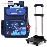 Cartoon Student Trolley Bag Children School School Bag Boy Dinosaur Backpack Bunny School Bag