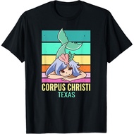 Corpus Christi Texas Cute Vacation Mermaid T-Shirt