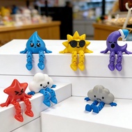 3D Printing Weather Doll Weather Series Movable Ornaments Creative Figures Relieve Boredom Small Toy