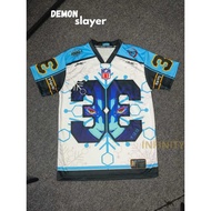 Demon slayer akaza edition anime jersey, dr-fit material Short-sleeved T-shirt top suitable for both